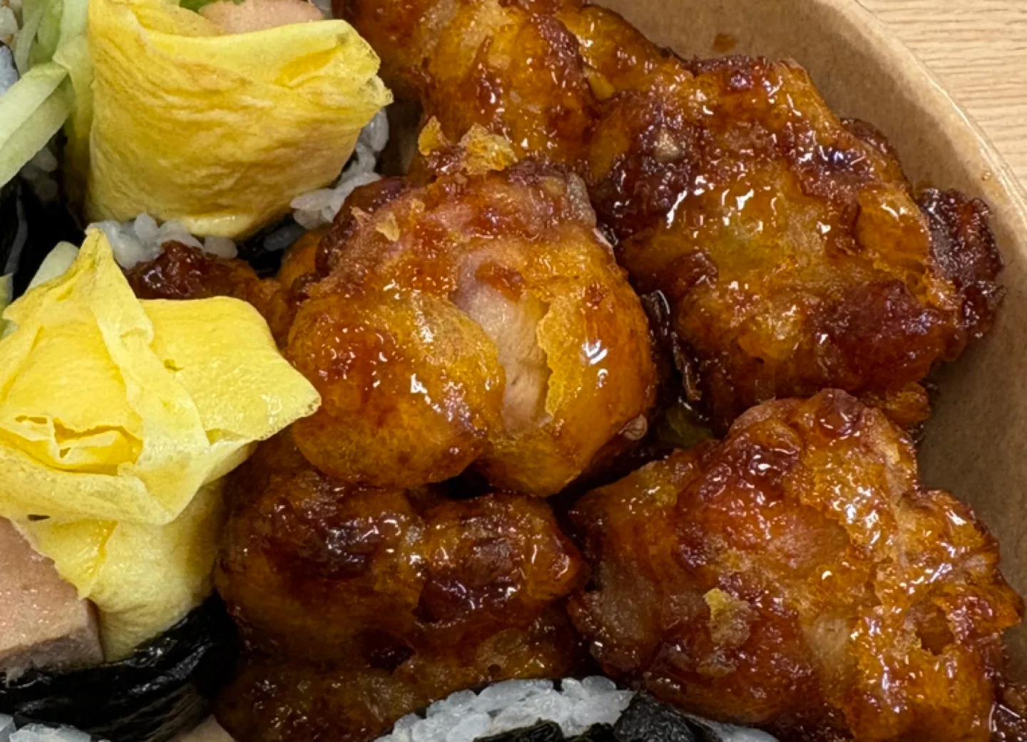 닭강정 도시락