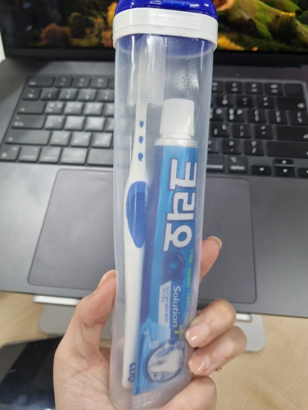 클리오 칫솔치약 세트