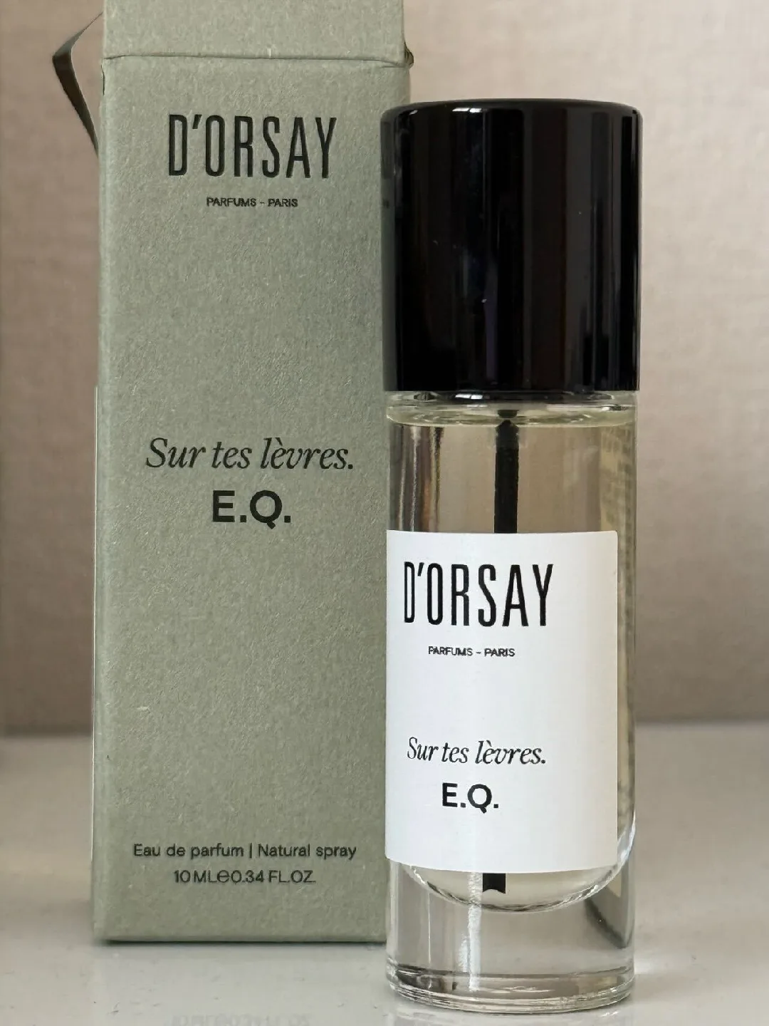 D'ORSAY Sur tes lèvres E.Q.