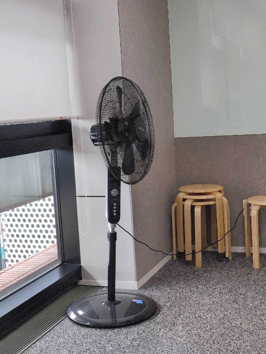 보국전자 스탠드 선풍기 블랙