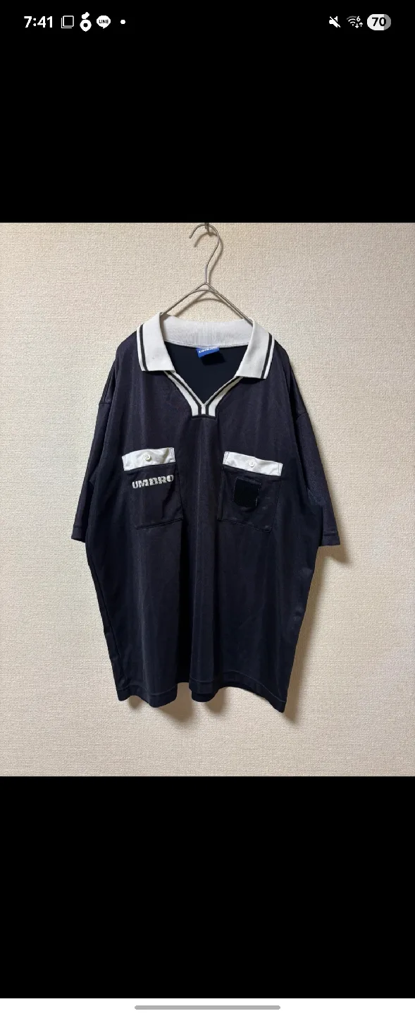 엄브로 블랙 폴로티